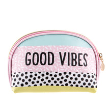 Load image into Gallery viewer, Sass and Belle Memphis Modern Good Vibes Cosmetic Bag