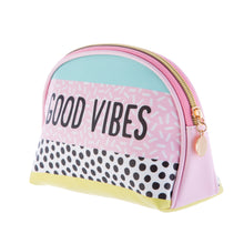 Load image into Gallery viewer, Sass and Belle Memphis Modern Good Vibes Cosmetic Bag