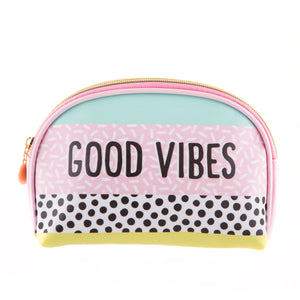 Sass and Belle Memphis Modern Good Vibes Cosmetic Bag