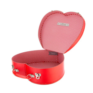 Sass and Belle Valentine Heart Suitcase