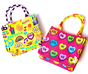 Doo Wop Kids - Mini Heart Beats Tote Bag
