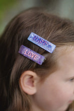 Load image into Gallery viewer, Great Pretenders Happy Love Hairclips, 2pc
