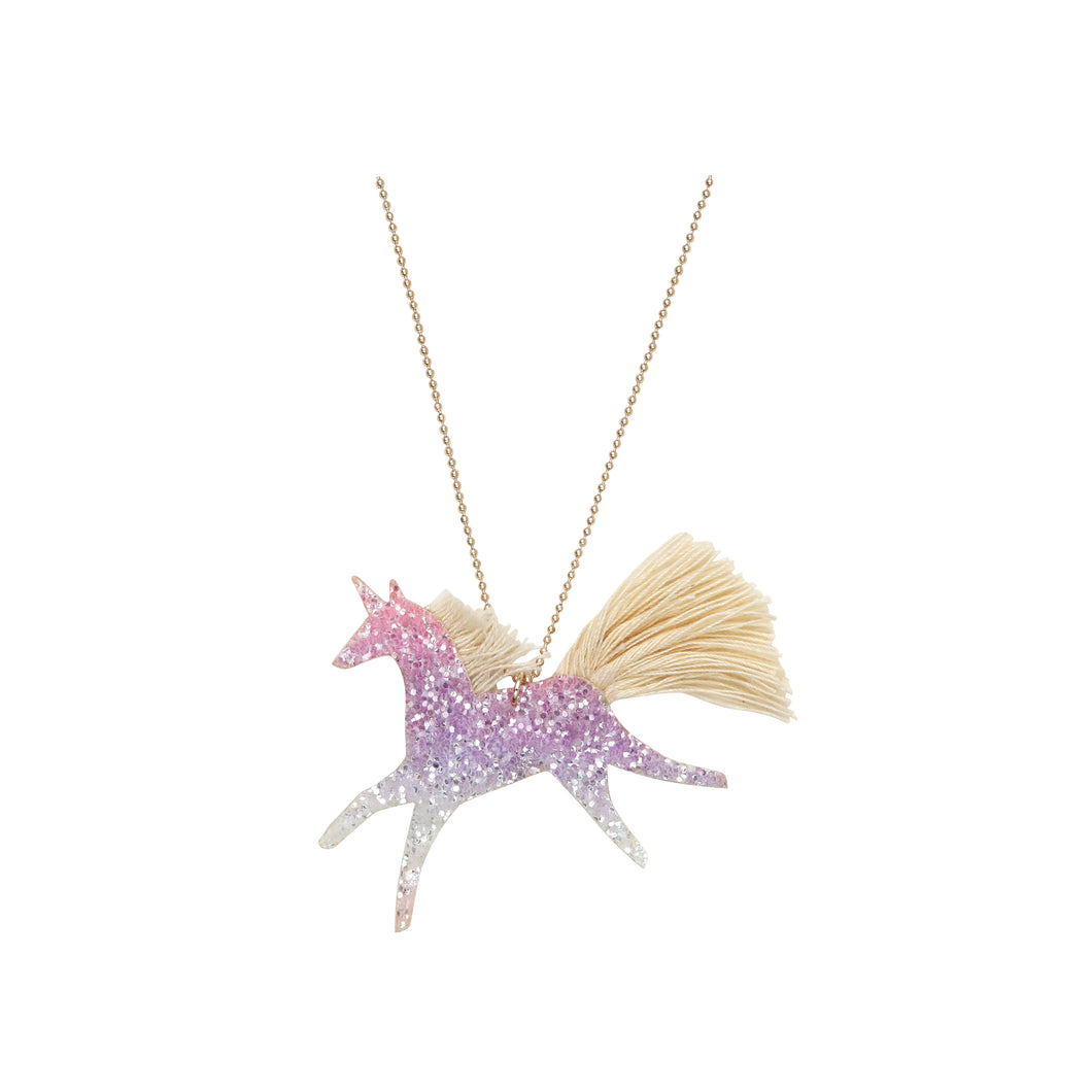 Meri Meri Unicorn Glittered Necklace