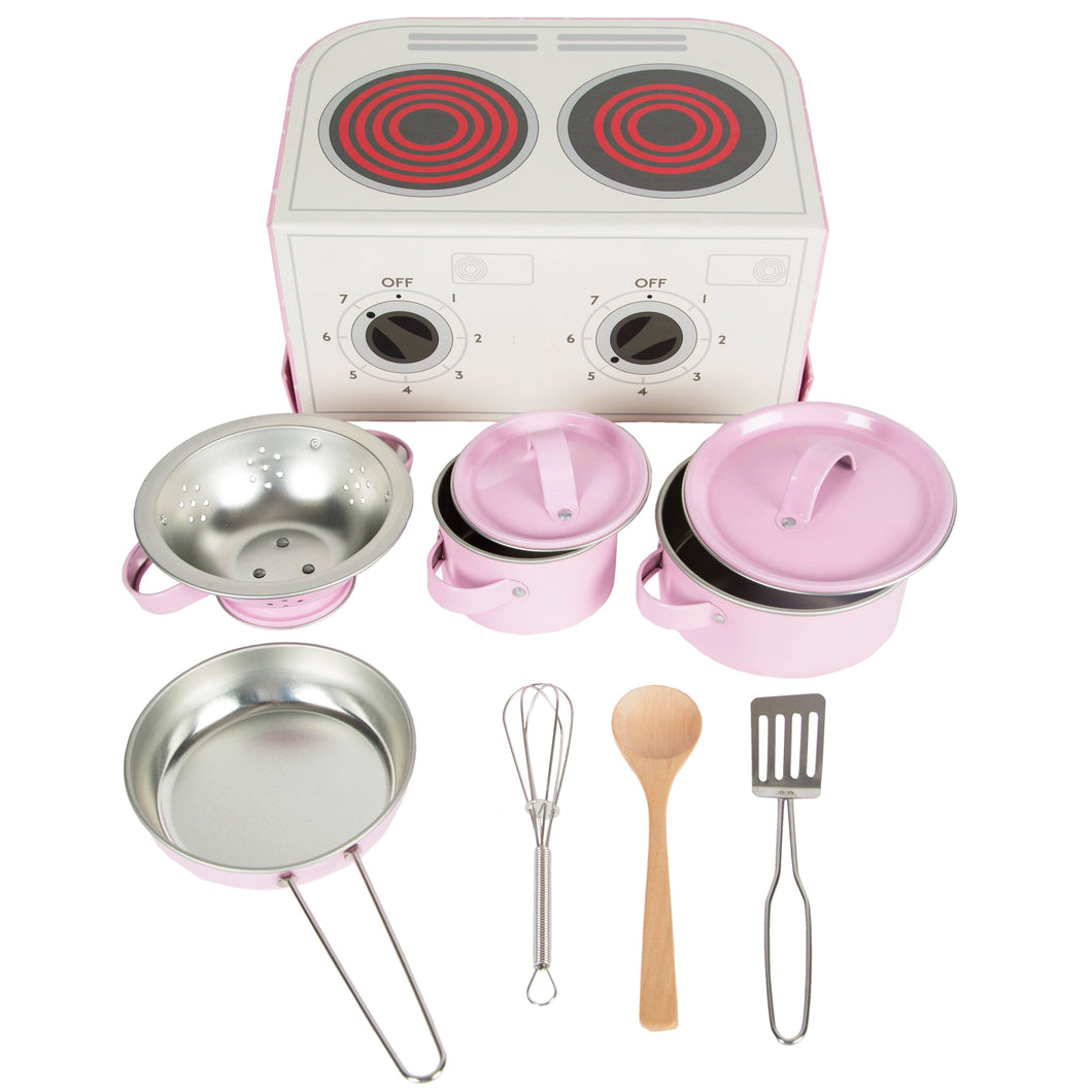 Sass & Belle Pastel Pink Play Cooking Set