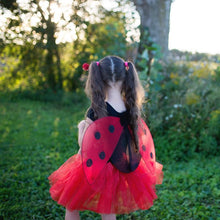 Load image into Gallery viewer, Great Pretenders Glitter Ladybug Fairy Set - Wings, Skirt &amp;