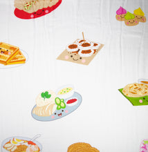 Load image into Gallery viewer, Little Bearnie Swaddle / Baby Blanket - Singapore Local Foodies