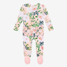 Load image into Gallery viewer, Posh Peanut Harper - Footie Ruffled Zippered One Piece