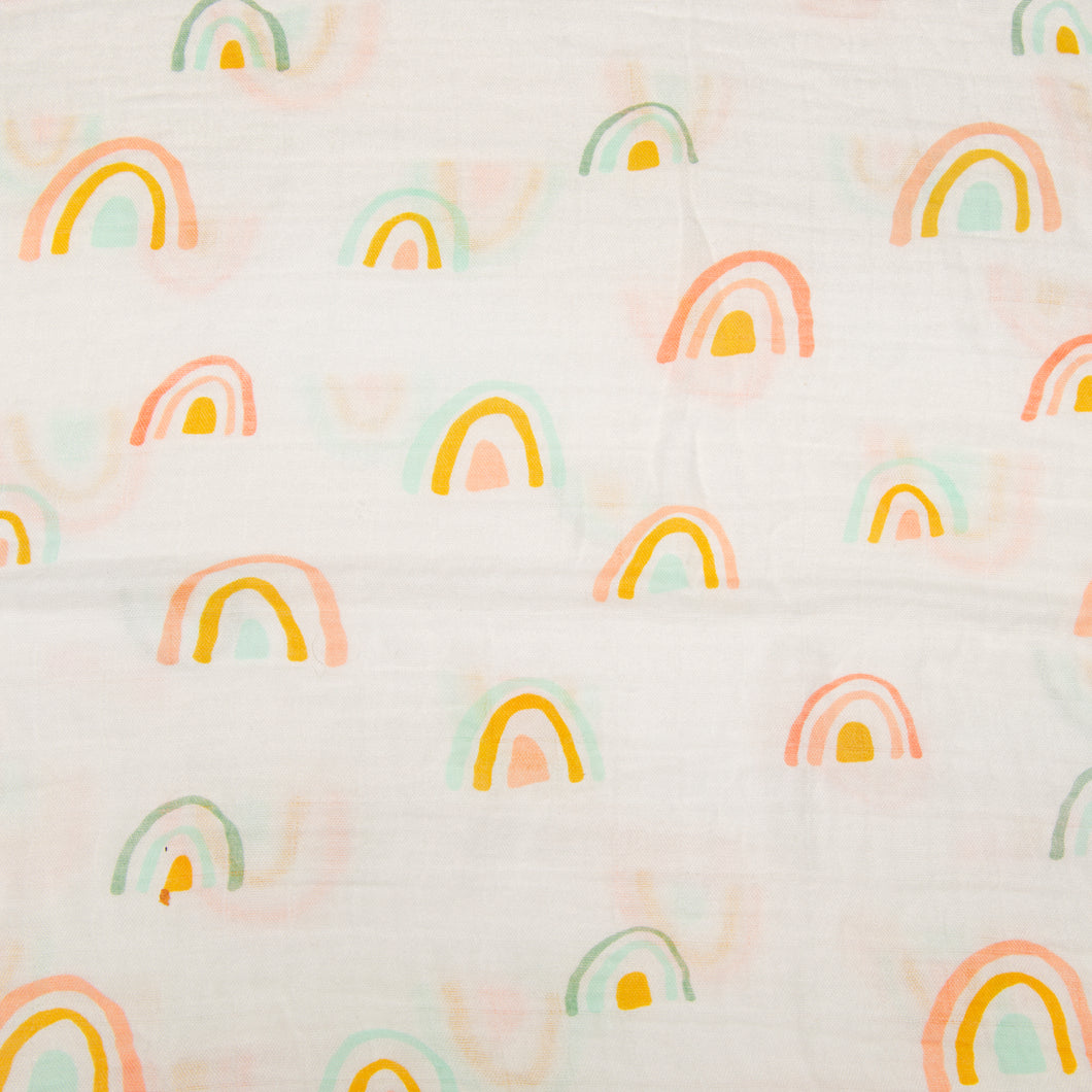 Loulou Lollipop Swaddle - Pastel Rainbow