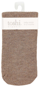 Toshi Organic Baby Socks Cocoa