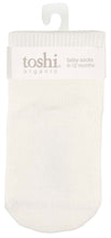 Load image into Gallery viewer, Toshi Organic Baby Socks Dreamtime Cream