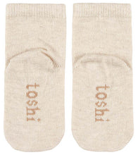 Load image into Gallery viewer, Toshi Organic Baby Socks Dreamtime Oatmeal