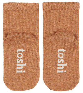 (SALE) Toshi Organic Baby Socks Pecan
