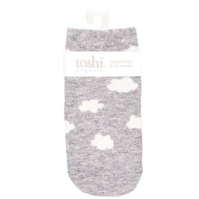 Load image into Gallery viewer, Toshi Organic Baby Socks Clouds