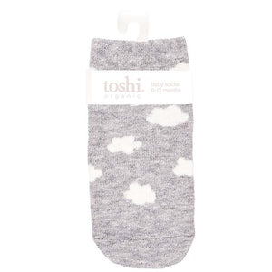 Toshi Organic Baby Socks Clouds