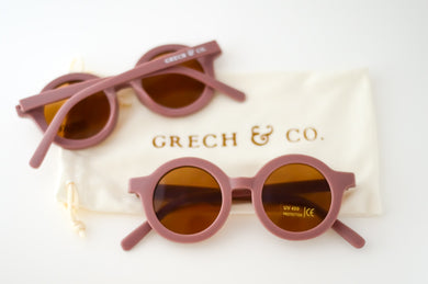 Grech & Co. Sustainable Kids Sunglasses - Burlwood
