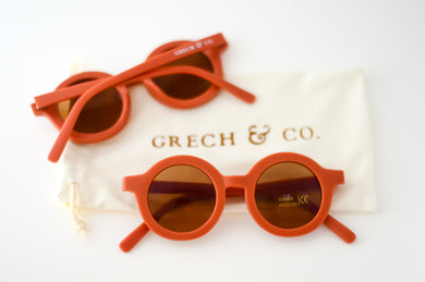 Grech & Co. Sustainable Kids Sunglasses - Rust