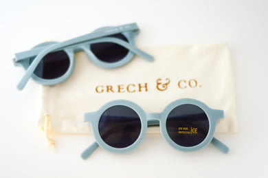 Grech & Co. Sustainable Kids Sunglasses - Light Blue