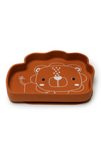 Load image into Gallery viewer, Loulou Lollipop Born to be Wild Silicone Snack Plate - Lion