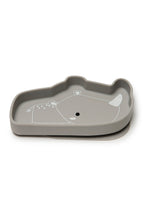 Load image into Gallery viewer, Loulou Lollipop Born to be Wild Silicone Snack Plate - Rhino