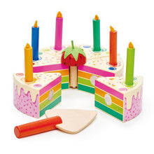 Load image into Gallery viewer, Tender Leaf Toys Rainbow Birthday Cake