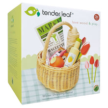Load image into Gallery viewer, Tender Leaf Toys Wicker Shopping Bag