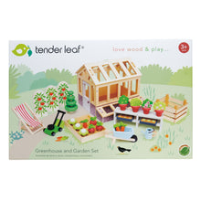 Load image into Gallery viewer, Tender Leaf Toys Greenhouse and Garden Set