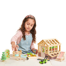 Load image into Gallery viewer, Tender Leaf Toys Greenhouse and Garden Set