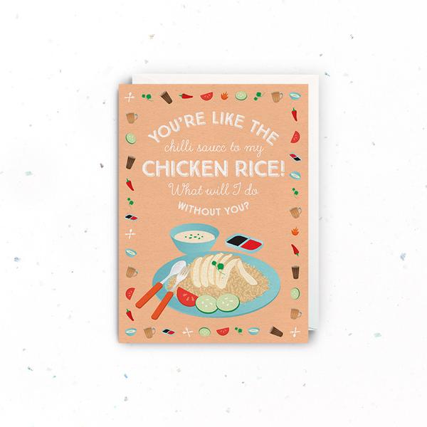 The Little Drom Store Drom Card - Chicken Rice