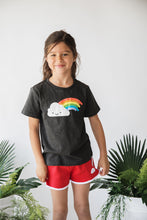 Load image into Gallery viewer, Whistle &amp; Flute Kawaii Rainbow T-Shirt (Dark)