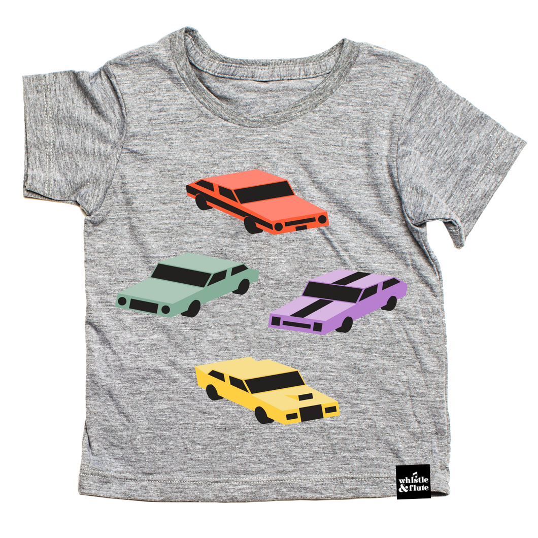 Whistle & Flute Kawaii Cool Cars T-Shirt