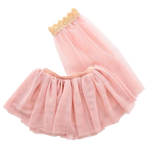 byASTRUP Tulle Skirt With Veil - Dusty Rose