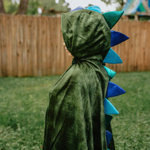 Great Pretenders Dragon Cape with Claws Green