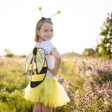 Load image into Gallery viewer, Great Pretenders Glitter Bumblebee Fairy Set - Wings, Skirt