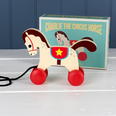 Rex London Charlie The Circus Horse Pull Toy