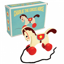 Load image into Gallery viewer, Rex London Charlie The Circus Horse Pull Toy