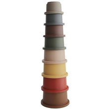 Load image into Gallery viewer, Mushie Stacking Cups Retro