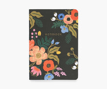 Load image into Gallery viewer, Rifle Paper Co. Assorted Set of 3 Lively Floral Notebooks