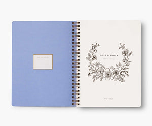 Rifle Paper Co. Mayfair 2023 12-Month Softcover Spiral Planner
