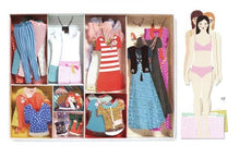 Load image into Gallery viewer, Djeco ONE BIG DRESSING ROOM PAPERDOLL WARDROBE
