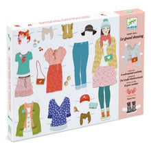 Load image into Gallery viewer, Djeco ONE BIG DRESSING ROOM PAPERDOLL WARDROBE