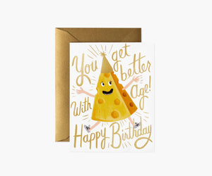 Rifle Paper Co. Better With Age Birthday Card