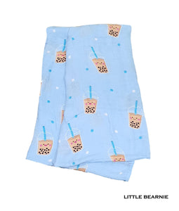 Little Bearnie Swaddle - Boba (Blue)