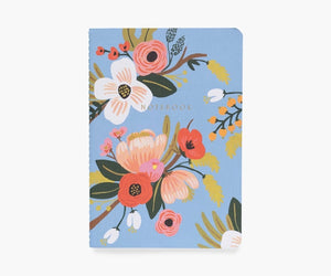 Rifle Paper Co. Assorted Set of 3 Lively Floral Notebooks