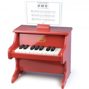 Vilac Red Piano with scores
