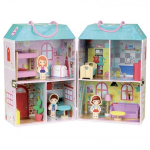 Vilac Doll house in a suitcase