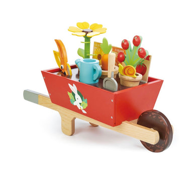 Tender Leaf Toys Garden Wheelbarrow Set