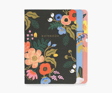Load image into Gallery viewer, Rifle Paper Co. Assorted Set of 3 Lively Floral Notebooks