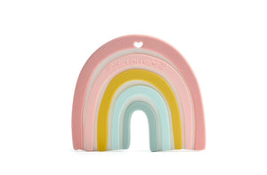 Loulou Lollipop Pastel Rainbow Silicone Teether Single