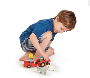 Tender Leaf Toys Tractor and Trailer