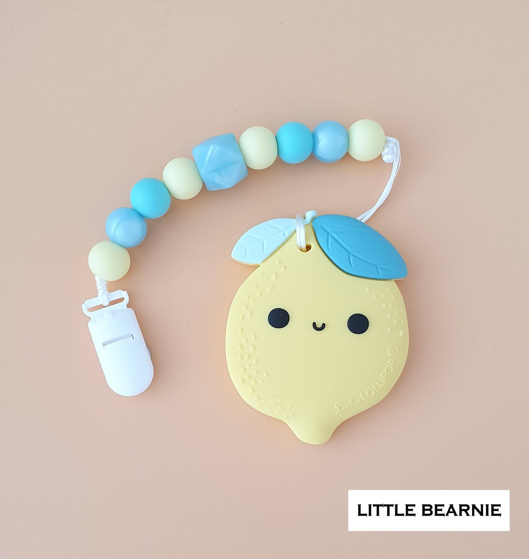Little Bearnie + Loulou Lollipop Teether Set - Cute Cute Lemon